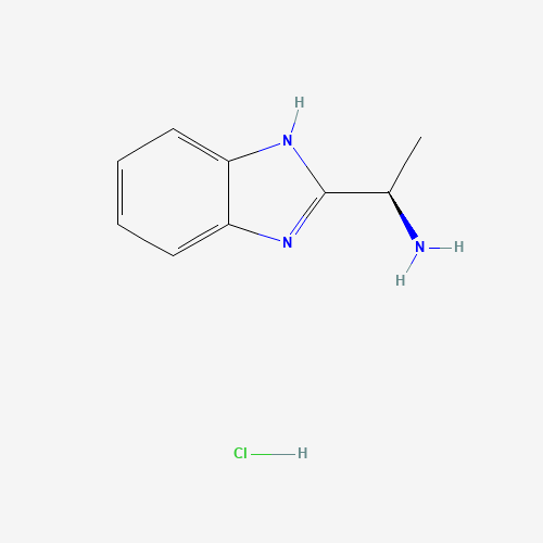 1234996-74-7 (1R)-1-(1H-benzimidazol-2-yl)ethanamine;hydrochloride chemical structure