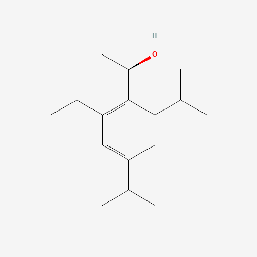 181531-14-6 (1R)-1-[2,4,6-tri(propan-2-yl)phenyl]ethanol chemical structure