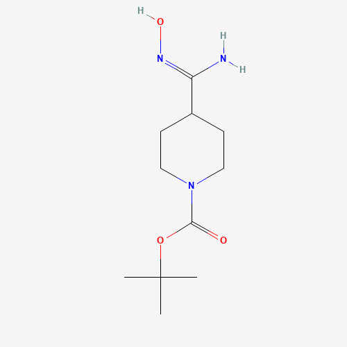280110-63-6 tert-butyl 4-[(Z)-N'-hydroxycarbamimidoyl]piperidine-1-carboxylate chemical structure