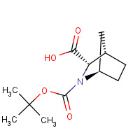 291775-59-2 (1S,2S,4R)-3-[(2-methylpropan-2-yl)oxycarbonyl]-3-azabicyclo[2.2.1]heptane-2-carboxylic acid chemical structure