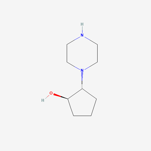815632-26-9 (1R,2R)-2-piperazin-1-ylcyclopentan-1-ol chemical structure