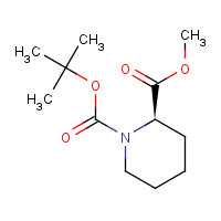 164456-75-1 1-O-tert-butyl 2-O-methyl (2R)-piperidine-1,2-dicarboxylate chemical structure
