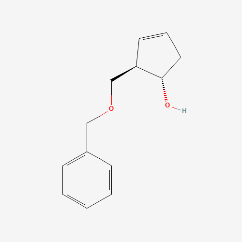 110567-21-0 (1S,2R)-2-(phenylmethoxymethyl)cyclopent-3-en-1-ol chemical structure