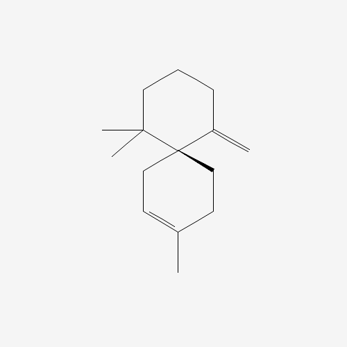 18431-82-8 (6R)-5,5,9-trimethyl-1-methylidenespiro[5.5]undec-9-ene chemical structure