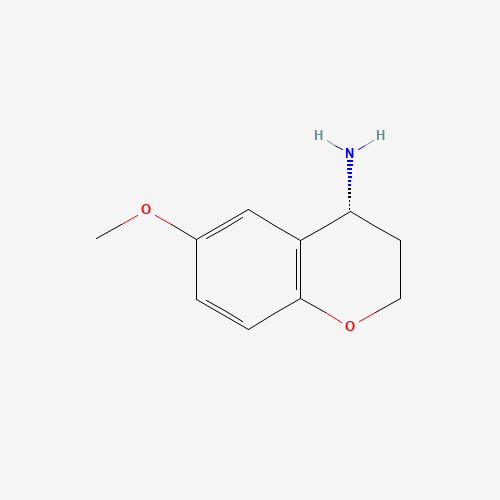 1018978-89-6 (4R)-6-methoxy-3,4-dihydro-2H-chromen-4-amine chemical structure