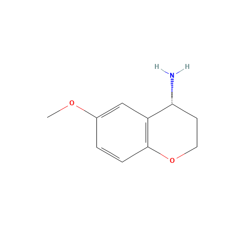 1018978-89-6 (4R)-6-methoxy-3,4-dihydro-2H-chromen-4-amine chemical structure