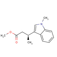 71711-31-4 methyl (3S)-3-(1-methylindol-3-yl)butanoate chemical structure