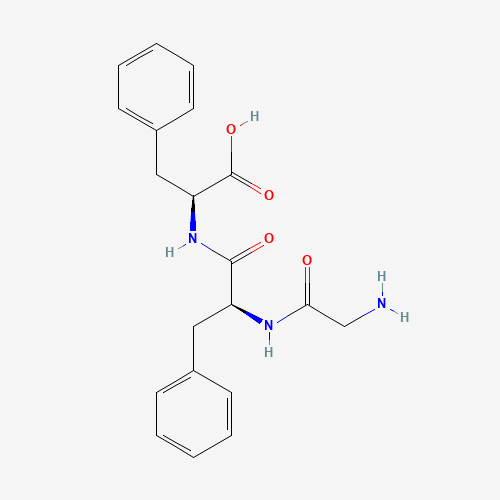 13116-21-7 (2S)-2-[[(2S)-2-[(2-aminoacetyl)amino]-3-phenylpropanoyl]amino]-3-phenylpropanoic acid chemical structure