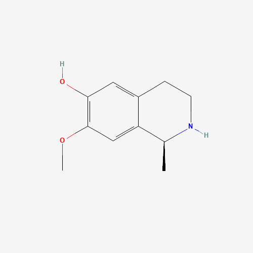 89-31-6 (1S)-7-methoxy-1-methyl-1,2,3,4-tetrahydroisoquinolin-6-ol chemical structure