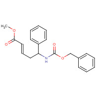 1273550-40-5 methyl (E)-5-phenyl-5-(phenylmethoxycarbonylamino)pent-2-enoate chemical structure
