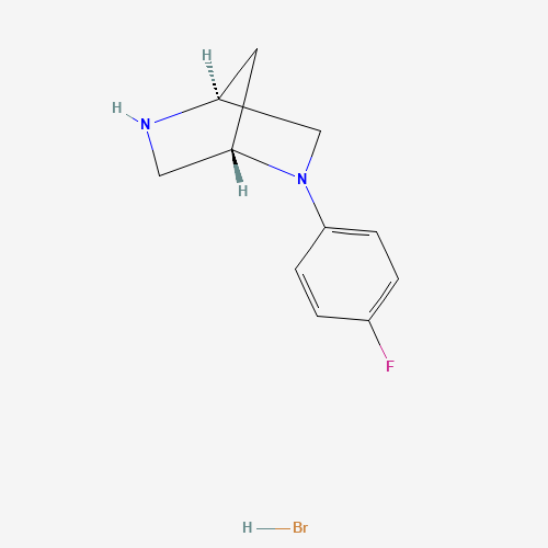 308103-49-3 (1S,4S)-2-(4-fluorophenyl)-2,5-diazabicyclo[2.2.1]heptane;hydrobromide chemical structure