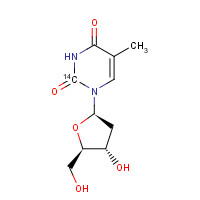 13010-45-2 1-[(2R,4S,5R)-4-hydroxy-5-(hydroxymethyl)oxolan-2-yl]-5-methylpyrimidine-2,4-dione chemical structure
