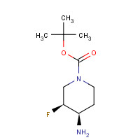 907544-20-1 tert-butyl (3S,4R)-4-amino-3-fluoropiperidine-1-carboxylate chemical structure