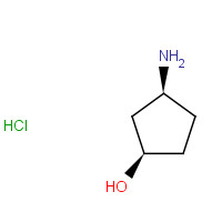 1279032-31-3 (1R,3S)-3-aminocyclopentan-1-ol;hydrochloride chemical structure