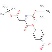 29365-05-7 4-O-tert-butyl 1-O-(4-nitrophenyl) (2S)-2-[(2-methylpropan-2-yl)oxycarbonylamino]butanedioate chemical structure