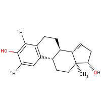 53866-33-4 (8R,9S,13S,14S,17S)-2,4-dideuterio-13-methyl-6,7,8,9,11,12,14,15,16,17-decahydrocyclopenta[a]phenanthrene-3,17-diol chemical structure