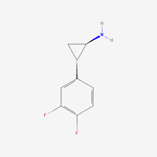 1006614-49-8 (1R,2S)-2-(3,4-difluorophenyl)cyclopropan-1-amine chemical structure