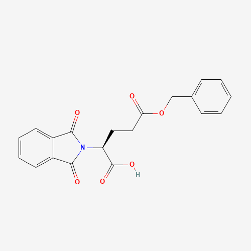 88784-33-2 (2S)-2-(1,3-dioxoisoindol-2-yl)-5-oxo-5-phenylmethoxypentanoic acid chemical structure