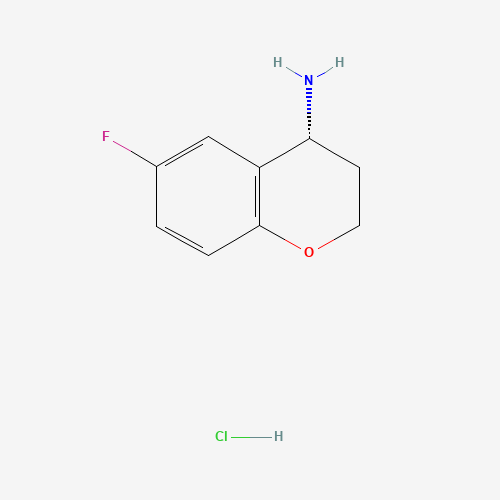 911826-09-0 (4R)-6-fluoro-3,4-dihydro-2H-chromen-4-amine;hydrochloride chemical structure