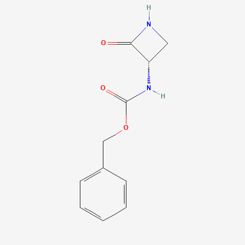 80082-81-1 benzyl N-[(3S)-2-oxoazetidin-3-yl]carbamate chemical structure