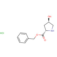 62147-27-7 benzyl (2S,4R)-4-hydroxypyrrolidine-2-carboxylate;hydrochloride chemical structure