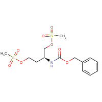 176970-05-1 [(3S)-4-methylsulfonyloxy-3-(phenylmethoxycarbonylamino)butyl] methanesulfonate chemical structure