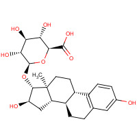 7219-89-8 (2S,3S,4S,5R,6R)-6-[[(8R,9S,13S,14S,16R,17R)-3,16-dihydroxy-13-methyl-6,7,8,9,11,12,14,15,16,17-decahydrocyclopenta[a]phenanthren-17-yl]oxy]-3,4,5-trihydroxyoxane-2-carboxylic acid chemical structure