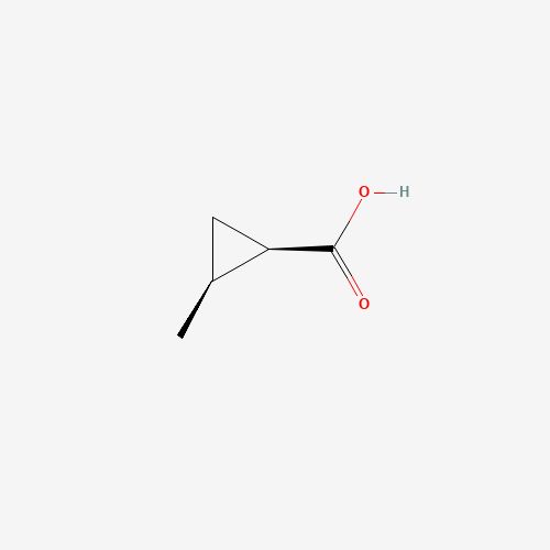 29667-48-9 (1R,2S)-2-methylcyclopropane-1-carboxylic acid chemical structure