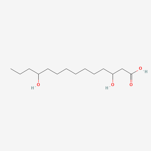 36138-54-2 3,11-dihydroxy-tetradecanoic acid chemical structure