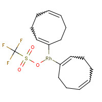 99326-34-8 Bis(1,5-cyclooctadiene)rhodiuM(I) trifluoroMethanesulfonate chemical structure