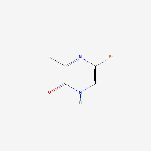 100047-56-1 5-bromo-3-methyl-1H-pyrazin-2-one chemical structure