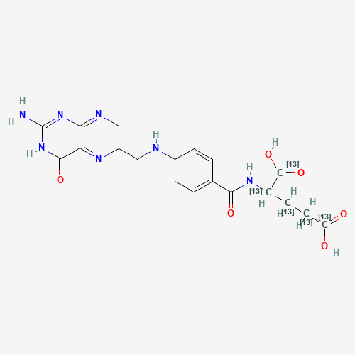 1207282-75-4 Folic Acid-13C5 chemical structure