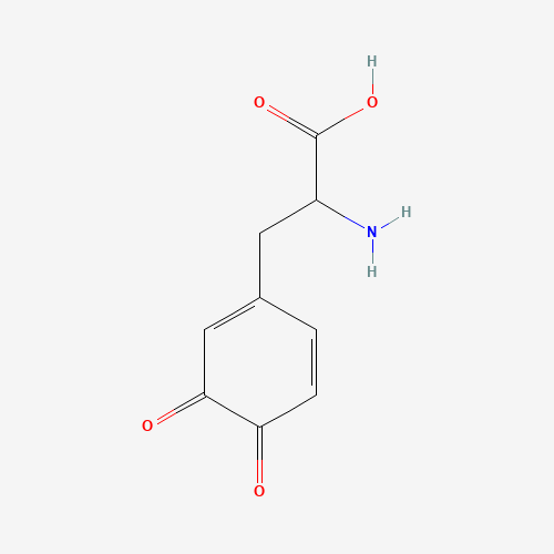 4430-97-1 2-amino-3-(3,4-dioxocyclohexa-1,5-dien-1-yl)propanoic acid chemical structure