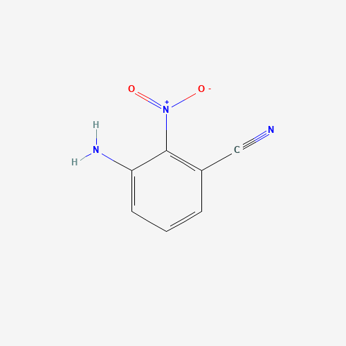 408502-45-4 Benzonitrile, 3-aMino-2-nitro- chemical structure