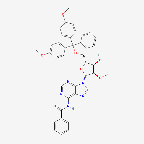 110764-72-2 N6-BENZOYL-5'-(DIMETHOXYTRITYL)-2'-O-METHYLADENOSINE chemical structure