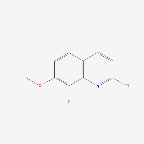 2110848-26-3 Quinoline, 2-chloro-8-fluoro-7-methoxy chemical structure