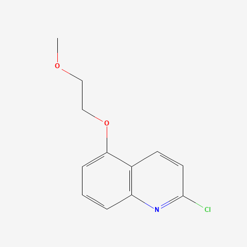 1186320-36-4 Quinoline, 2-chloro-5-(2-methoxyethoxy)- chemical structure