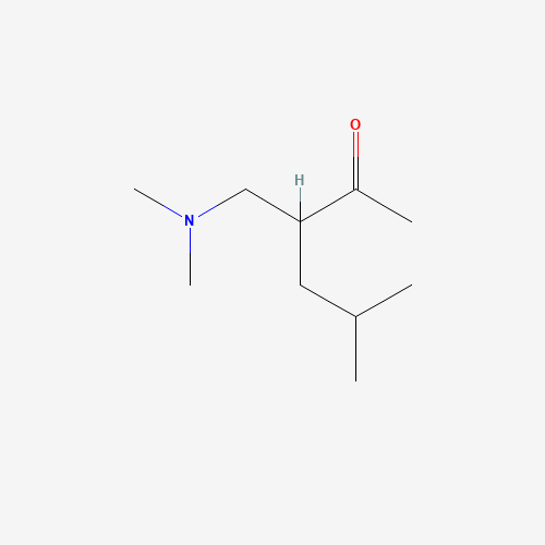 91342-74-4 3-[(dimethylamino)methyl]-5-methylhexan-2-one chemical structure