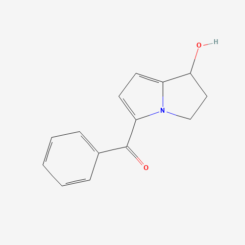 154476-25-2 (7-hydroxy-6,7-dihydro-5H-pyrrolizin-3-yl)-phenylmethanone chemical structure