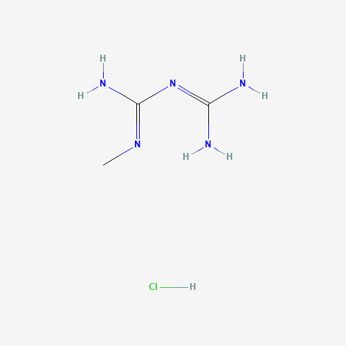 1674-62-0 1-(diaminomethylidene)-2-methylguanidine;hydrochloride chemical structure
