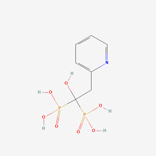 105462-23-5 (1-hydroxy-1-phosphono-2-pyridin-2-ylethyl)phosphonic acid chemical structure