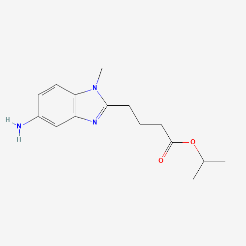 1313020-26-6 isopropyl 4-(5-amino-1-methyl-1H-benzo[d]imidazol-2-yl)butanoate chemical structure