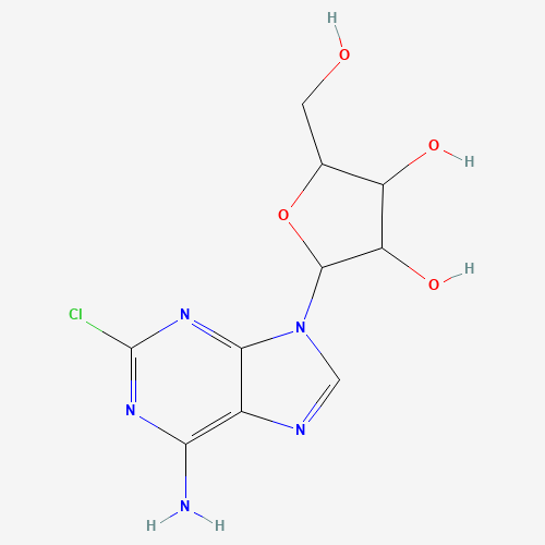 10147-12-3 2-(6-amino-2-chloropurin-9-yl)-5-(hydroxymethyl)oxolane-3,4-diol chemical structure