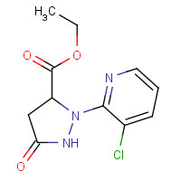 500011-88-1 ethyl 2-(3-chloropyridin-2-yl)-5-oxopyrazolidine-3-carboxylate chemical structure