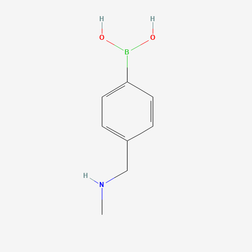 518336-26-0 4-((METHYLAMINO)METHYL)PHENYLBORONIC ACID chemical structure