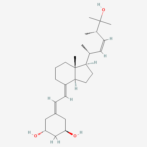 1884139-61-0 (1R,3R)-5-(2-((1R,3aS,7aR,E)-1-((2R,5S,Z)-6-hydroxy- 5,6-dimethylhept-3-en-2-yl)-7a-methyloctahydro-4H- inden-4-ylidene)ethylidene)cyclohexane-1,3-diol chemical structure