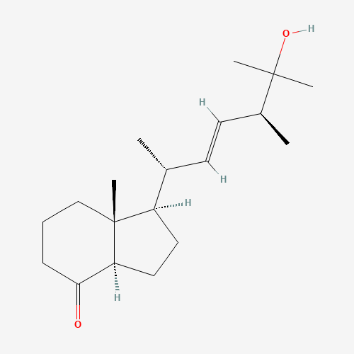 95716-68-0 (1R,3aR,7aR)-1-[(E,2R,5S)-6-hydroxy-5,6-dimethylhept-3-en-2-yl]-7a-methyl-2,3,3a,5,6,7-hexahydro-1H-inden-4-one chemical structure