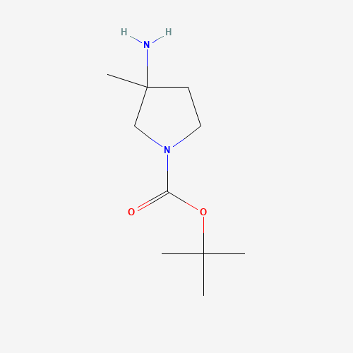 115875-85-9 3-AMino-1-Boc-3-Methylpyrrolidine chemical structure