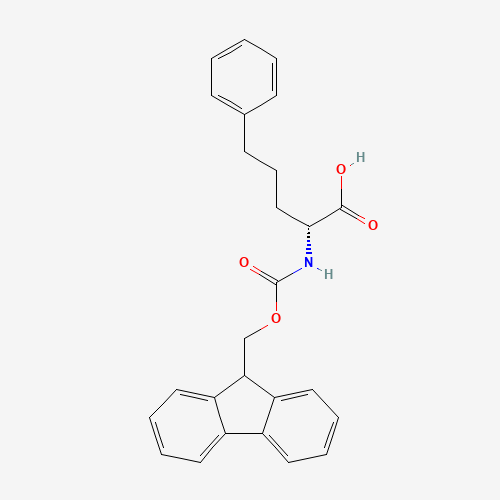 1217731-48-0 (2R)-2-(9H-fluoren-9-ylmethoxycarbonylamino)-5-phenylpentanoic acid chemical structure
