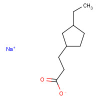 61790-13-4 sodium;3-(3-ethylcyclopentyl)propanoate chemical structure